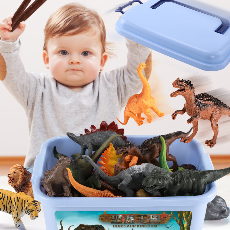 恐龙玩具仿真动物模型套装霸王龙益智力动脑三四女孩3-4-69岁男孩