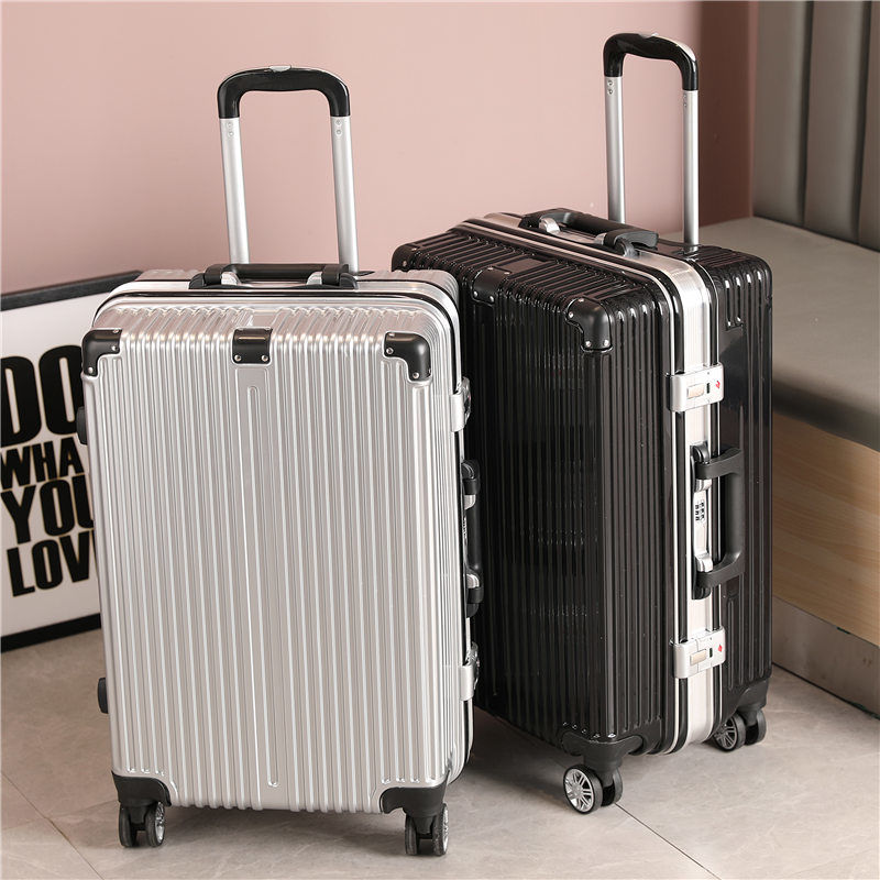 迪柯文旅行箱ins网红新款20寸24铝框拉杆旅行行李箱